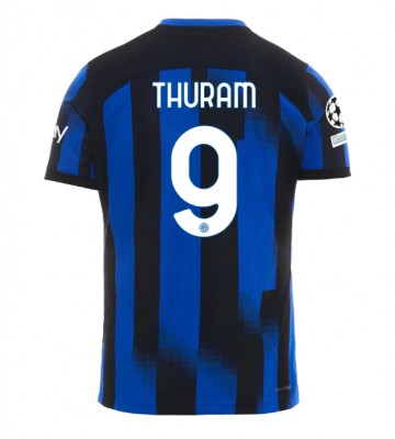 Inter Milan Marcus Thuram #9 Hjemmebanetrøje 2023-24 Kort ærmer